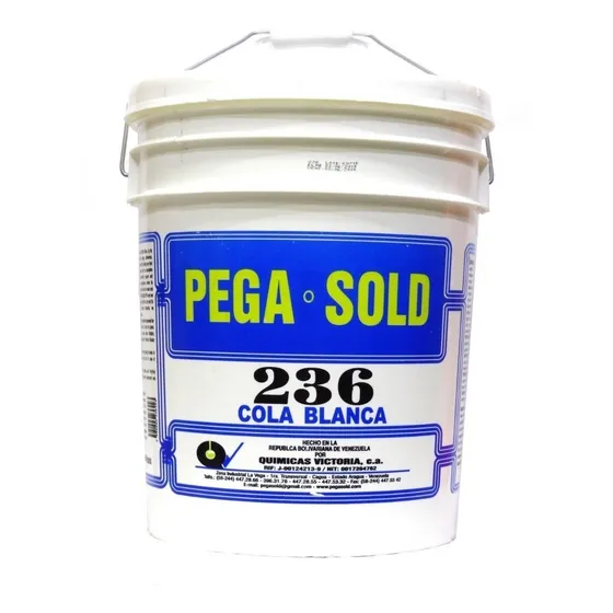 Cola Blanca Pega Sold 236 Para Madera Cuñete 20kg 5gal