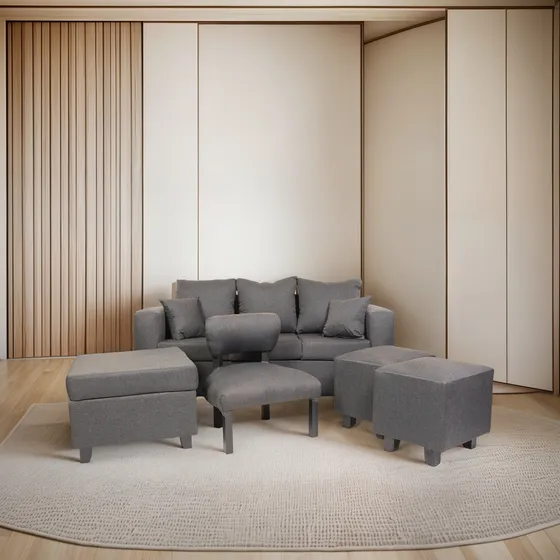 Sillon 3 Cuerpos 1.80 Con Camastro Y Butacones!