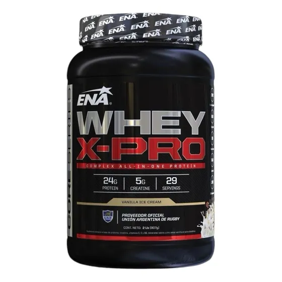Ena Sport Whey Pro X Proteína Y Creatina Sabor Vainilla 907g