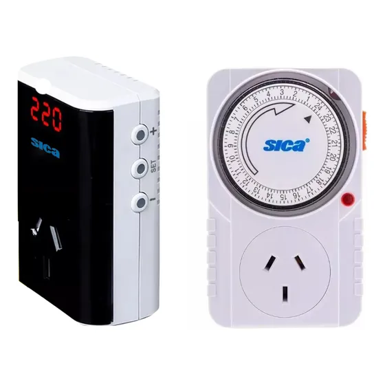 Pack Protector Tensión Sica + Reloj Timer Programador X E631