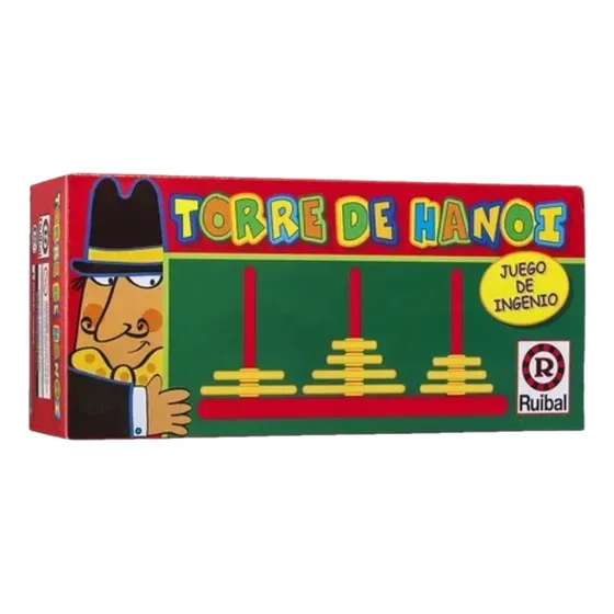 Juego Torre De Hanoi Ruibal Juego Mesa De Ingenio 1244