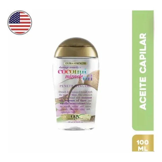 Ogx Aceite Capilar Penetrante 100ml Coco