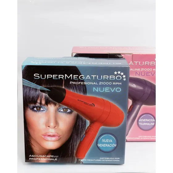 Secador De Pelo Supermegaturbo 21000rpm Italiano