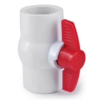 Llave Paso Válvula De Bola Pcv 1 Pulgadas Rosca