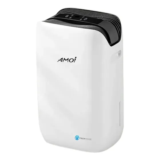 Deshumidificador 20 Litros 2 En 1 Funcion Ionizador Oxigeno Blanco