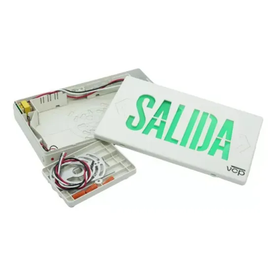 Aviso Salida Emergencia Verde Autonomía 90 Min Certificado Color Verde oscuro