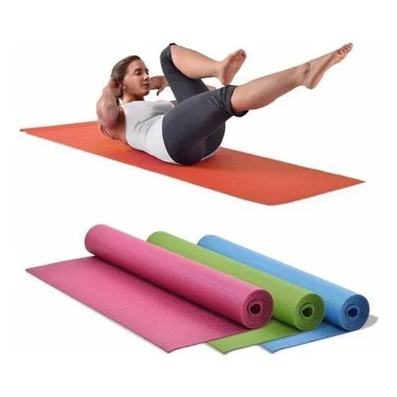 Colchoneta Mat Yoga Pilates Deportes Colores 3mm