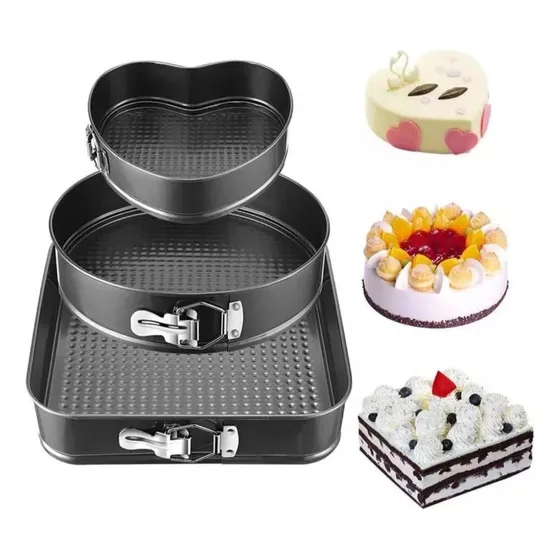 Rk Kit Molde Tortera Desmontable 3 Piezas Repostería