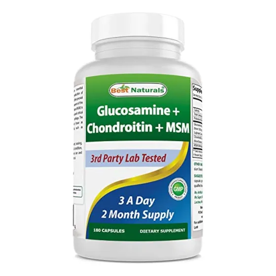 Best Naturals: Glucosamina, Condroitina Y Msm