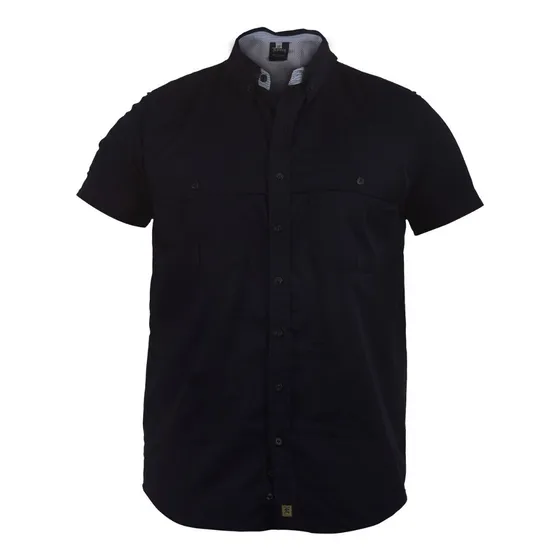 Camisa Pescador 100% Algodón, Manga Corta Tipo Columbia.