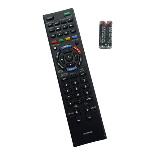 Control Remoto Smart Tv Genérico Compatible Sony Pilas 