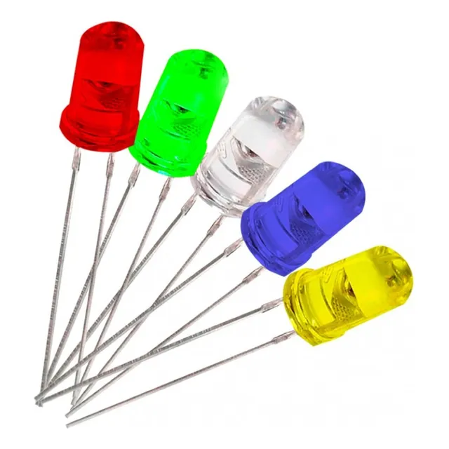 10 Unidades De Diodos Leds De 5mm