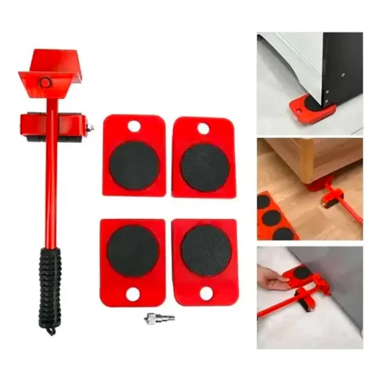 Set De Ruedas Para Levantar Muebles Giratoria X4 Movilidad