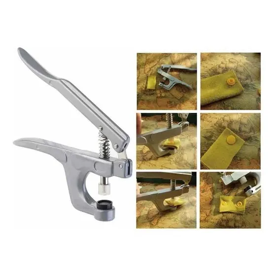 Pinza Manual Para Broches Snaps T3 T5 T8 A Presión Merceria