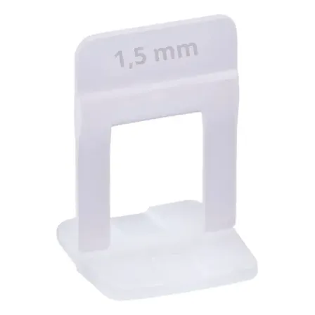 Espaçador Porcelanato Slim 1,5mm Cortag (kit Com 1000) Cor Transparente