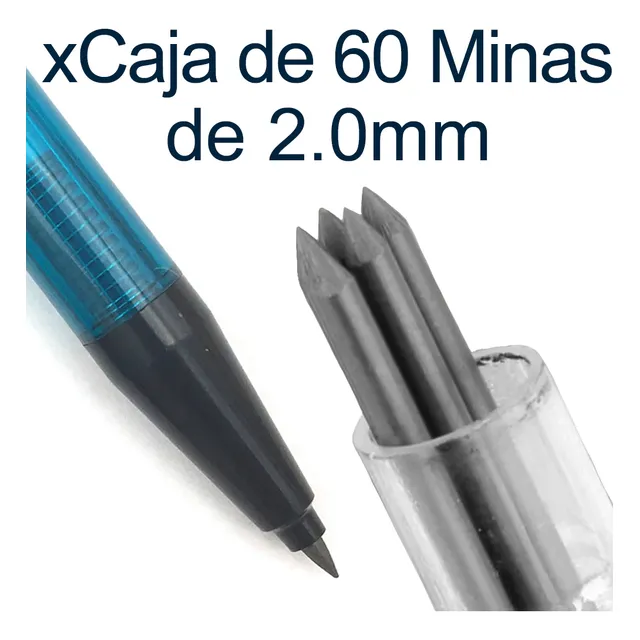 Minas De Grafito Para Portaminas O Lápiz Mecánico