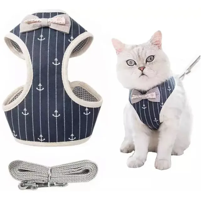 Arnés Con Collar Correa Para Gatos, Perros Pequeños Mascotas