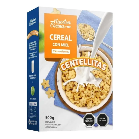 Cereal Nuestra Cocina Centellitas Con Miel Caja 500 G