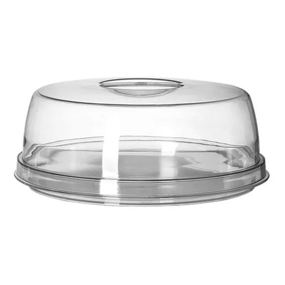 Porta Bolo Boleira Sem Pedestal - 15cm X 30cm - Cristal