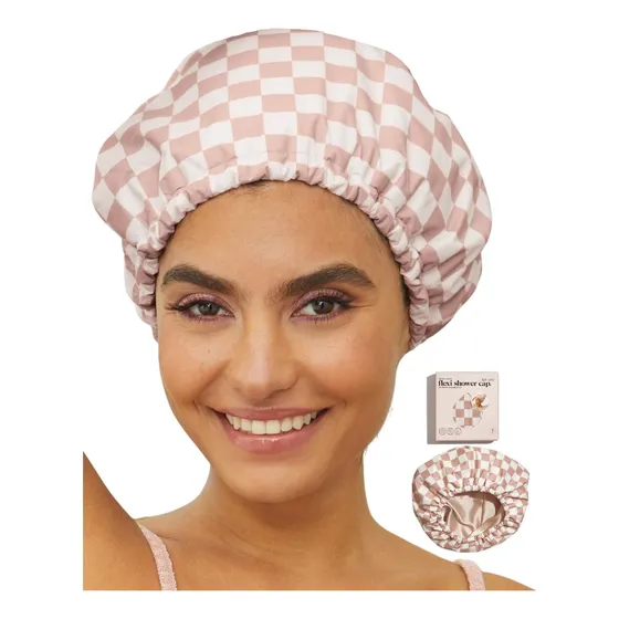 Kitsch Gorro De Ducha De Lujo Impermeable Para Mujer, Gorro