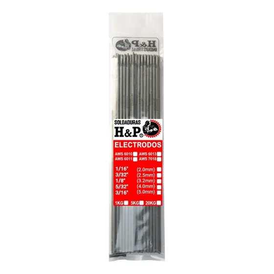 Electrodo E6013 X 1k. X 1/16 (2.0mm) Para Espesores Delgados