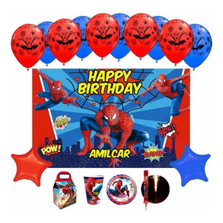 Spiderman Kit Fiesta 35 Pz Hombre Araña Party Spiderman Spiderman Kit Fiesta 35 Pz Hombre Araña Party Spiderman