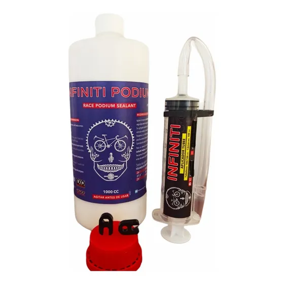 Líquido Tubeless Podium Race X 1lt + Extractor Y Aplicador