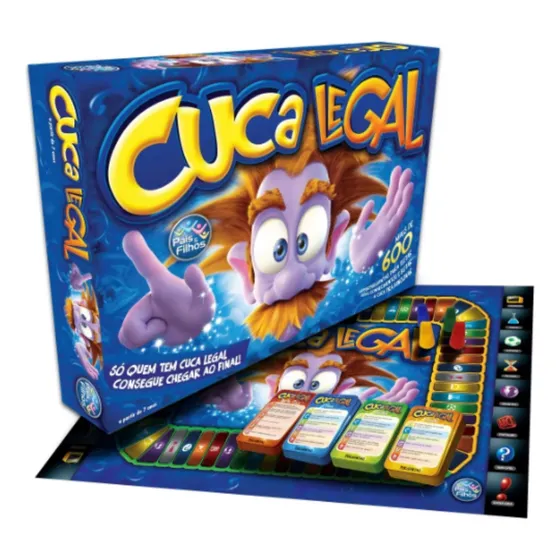 Jogo Educativo Cuca Legal Com 600 Perguntas Para Criancas