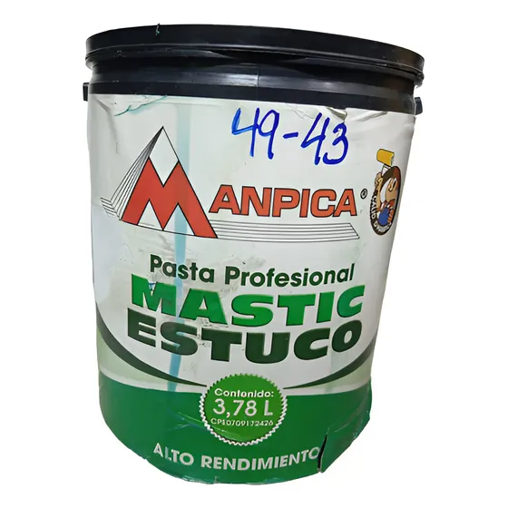 Pasta Profesional Mastic Estuco Galón  Manpica