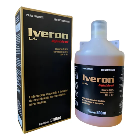 Iveron - 500ml - Iver 3,85%/fluazuron 8%/a.d.e.+b12 - 1 Uni
