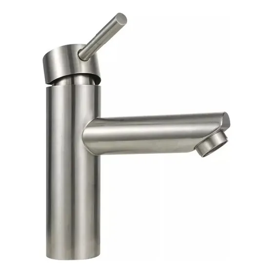 Mezcladora Baño Solvex Acero Inoxidable Monomando Sp-10031