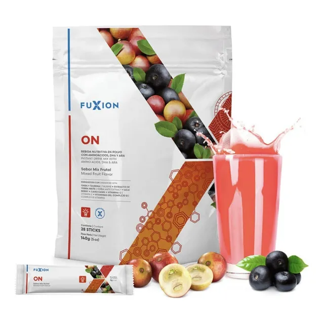 On Fuxion Mantên Tu Mente Activa Y Alerta Pack X 28 Unid. Camu Camu
