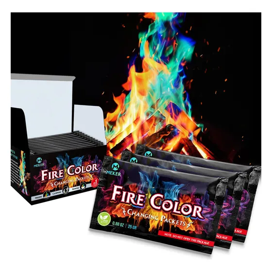 Meker Paquetes De Cambio De Color De Fuego Hogueras Fogatas