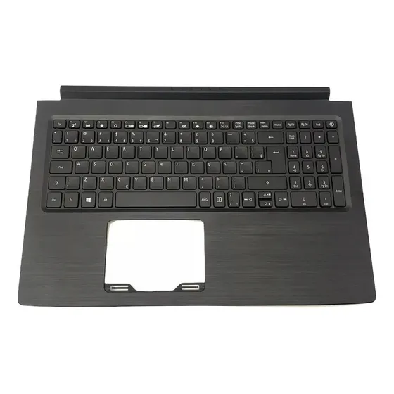 Carcaça Com Teclado Para Notebook Acer Aspire A315-53 Abnt2 Cor Preto Idioma Português Brasil