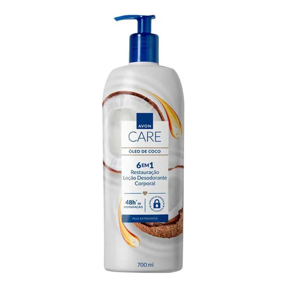 Crema Hidratante Corporal Care Aceite de Coco 700ml- Avon