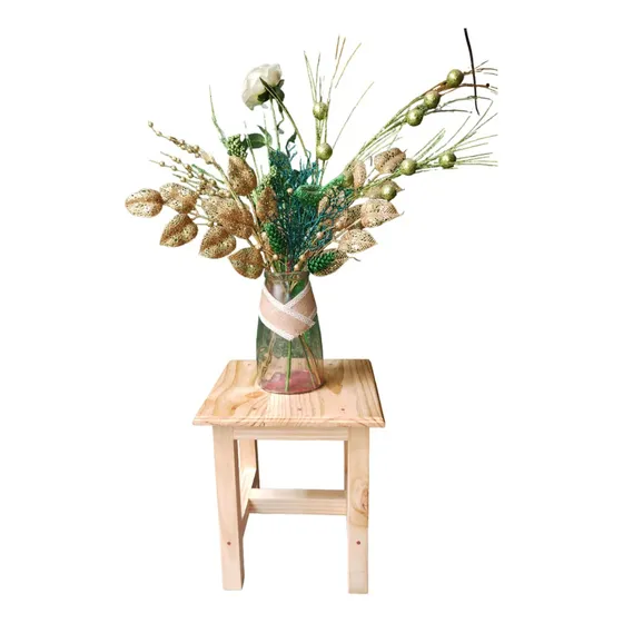 Mesa Madera Pequeña Para Living Maceteros O Auxiliares