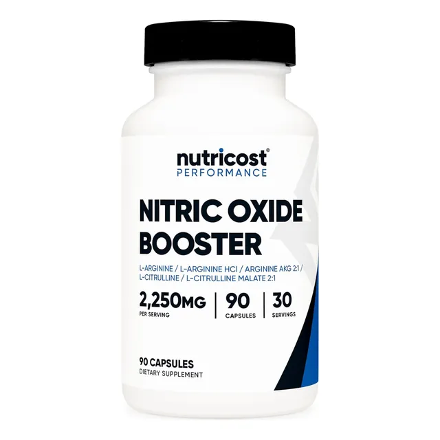 Óxido Nítrico Booster 2250 Mg Por Servicio 90 Caps Nutricost