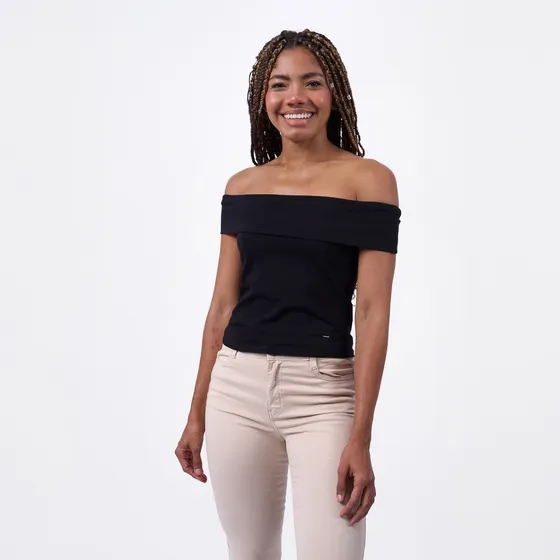Polo Jp25/noeline Full Lycra - Negro
