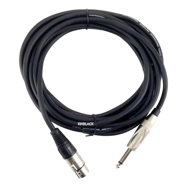 Cable Leem Para Microfono Canon Hembra A Plug 6m Ax