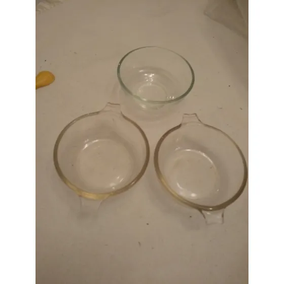 Pyrex Juego De Tres Pequeños - Usados
