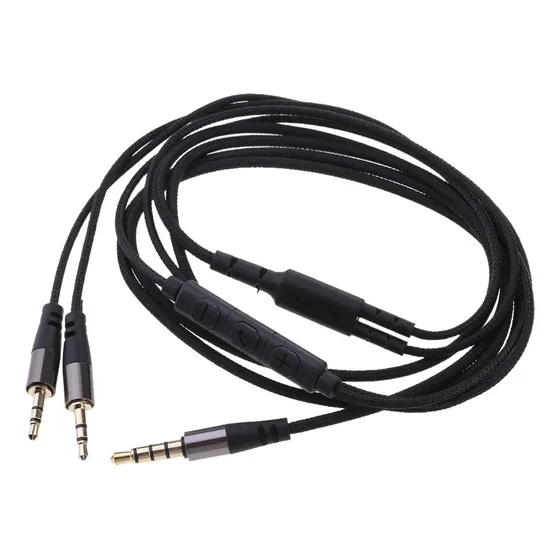 Conector De Cabo De Extensão De Áudio De 3,5 Mm Macho A 2,5 