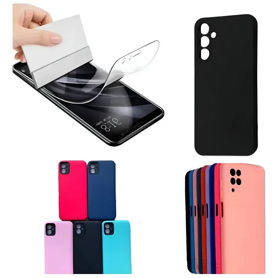 Protector Trasero Rock Space + Lámina Hydrogel Celulares Apple Samsung Xiaomi | Cuotas sin interés