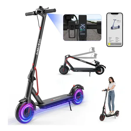 Oimotoo Patinete Scooter Elétrico 350w Dobrável C/bluetooth Preto Oimotoo