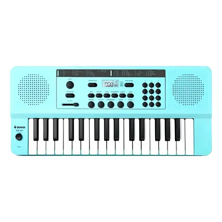 Teclado Donner Dek32a Azul 32 Teclas 2 Falantes 129 Sons