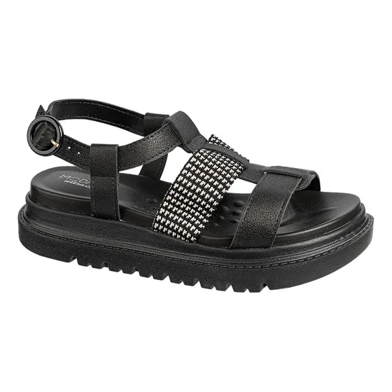 Sandalias Mujer Modare 7200-101 7200-101 Np/floa/nat/elas/ne
