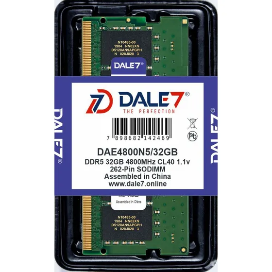 Memória Dale7 Ddr5 32gb 4800 Mhz Notebook 1.1v 01 Unidade