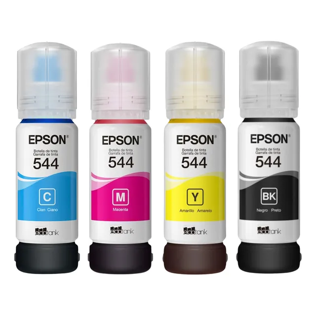 Pack 4 Tintas Epson 544 Originales Cmyk