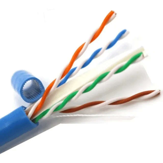 Bobina De Cable Utp Cat 6a 100% Cobre/ 305m Interior /azul 
