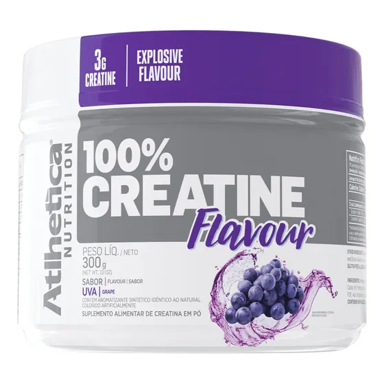 100% Creatine Flavour Atlhetica Nutrition 300g Uva