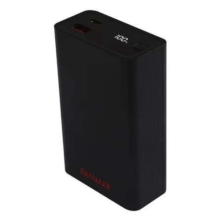 Batería Cargador Portátil Aiwa 20.000 Mah 65w Paw-650 Color Negro